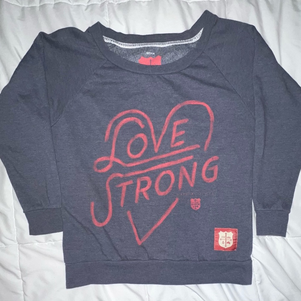 For King & Country “Love Strong” Lightweight Sweatshirt